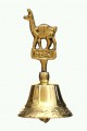 Dzwonek z lamą z Cuzco w Peru - wys. ok. 8,5 cm
